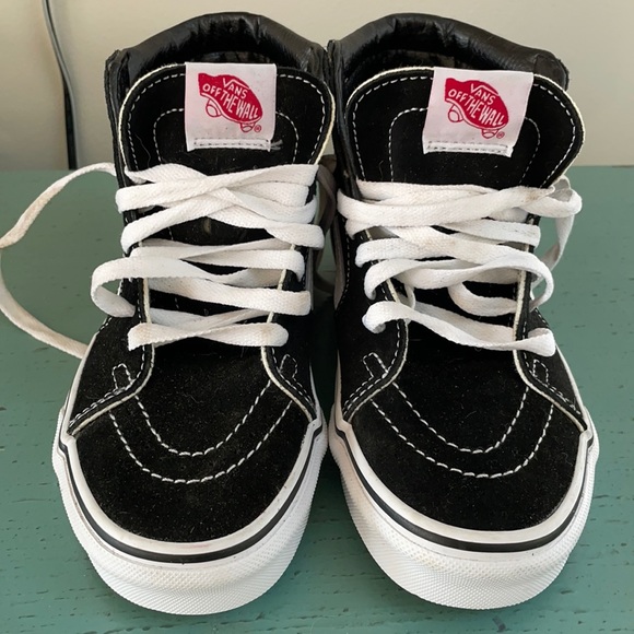 Vans Shoes - Vans Sk8 hi black size 5 women